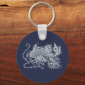 コイタトゥーボタンキーチェーン キーホルダー (正面)