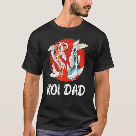 コイダッド 錦鯉の池 魚の池 Tシャツ (正面)