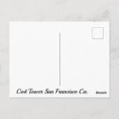 コイトタワーサンフランシスコ ポストカード (裏面)