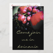 コイノニア招待状 招待状 (正面/裏面)