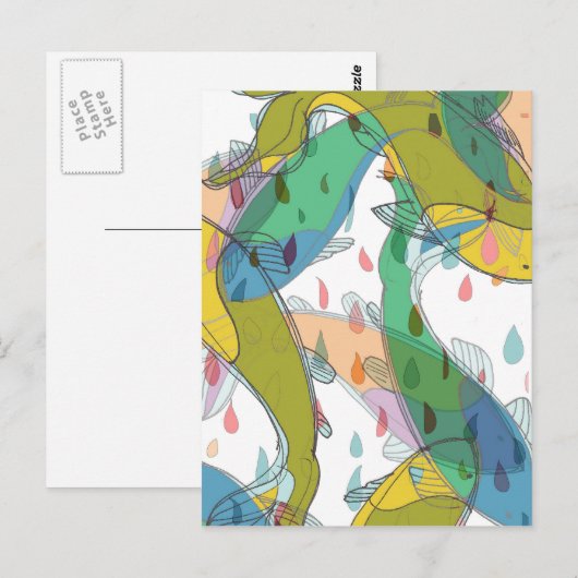 コイパターン – はがき (正面/裏面)