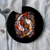 コイフィッシュさくらんぼ花 缶バッジ (インサイチュ)