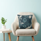 コイフィッシュアンドロータスガーデン装飾用クッション クッション (椅子)