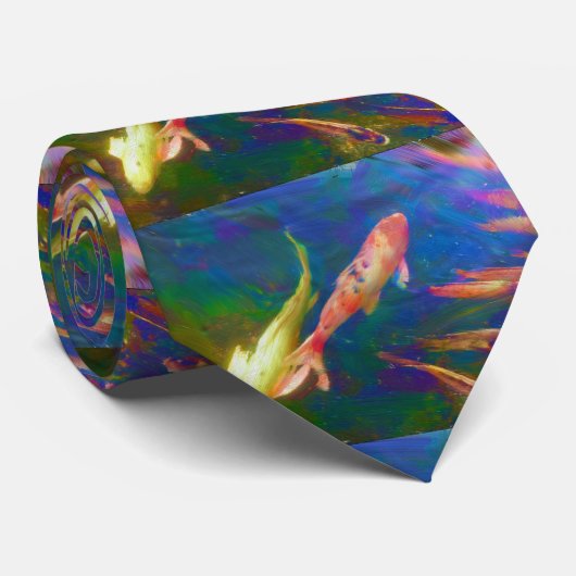 コイフィッシュアートメンズネクタイ ネクタイ (ロール)