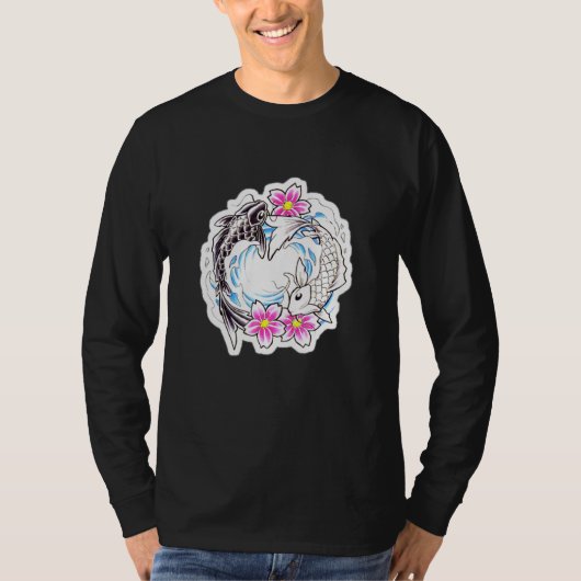 コイフィッシュインラブインアンドヤン Tシャツ (正面)