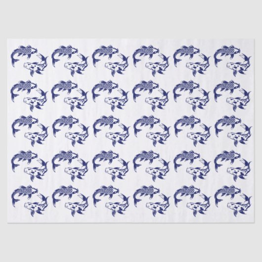 コイフィッシュカルプ#3 DIYカラーズブルー 薄葉紙 (正面)