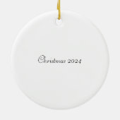 コイフィッシュクリスマス セラミックオーナメント (裏面)