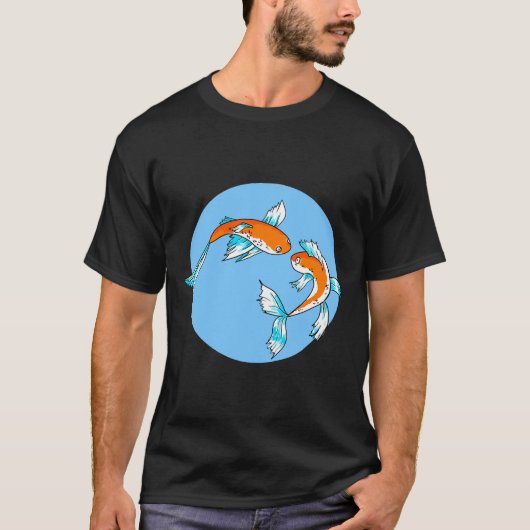コイフィッシュデジタルアート Tシャツ (正面)