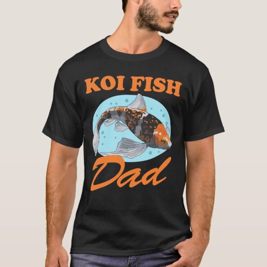 コイフィッシュパパ錦鯉 Tシャツ (正面)