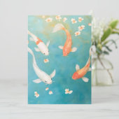 コイフィッシュペタル開花水彩 シーズンカード (スタンド正面)