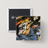 コイフィッシュボタン 缶バッジ (正面&裏面)