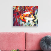 コイフィッシュポンドラグのエリア屋内または屋外 キャンバスプリント (インサイチュ (リビング))