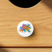 コイフィッシュロータスさくらんぼ花 セラミックノブ