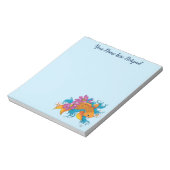 コイフィッシュロータスさくらんぼ花 ノートパッド (回転)