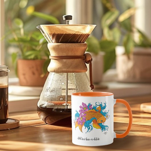 コイフィッシュロータスさくらんぼ花 マグカップ