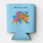 コイフィッシュロータスさくらんぼ花 缶クーラー (裏面)