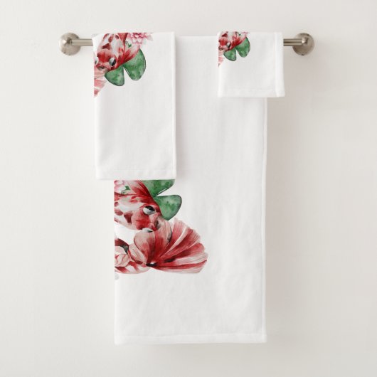 コイフィッシュ日本のスタイルスクリプトオリエンタルアート バスタオルセット (インサイチュ)