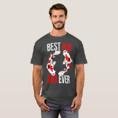 コイフィッシュ最高のコイパパエバー錦鯉 Tシャツ (正面フル)