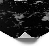 コイフィッシュ食べ物を与えインA's Frenzy, Oahu B&W ポスター (角)