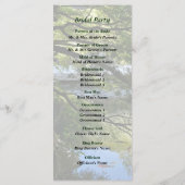 コイプログラムにおける中国の庭園の結婚式池 プログラム (裏面)