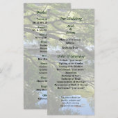 コイプログラムにおける中国の庭園の結婚式池 プログラム (正面/裏面)