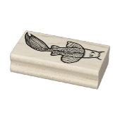 コイポンドアートコイフィッシュデザインレッドカリココイ ラバースタンプ (スタンプ)