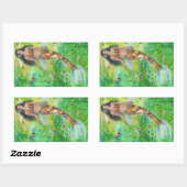 コイマーメイドリリーバイルネラヴォワ 長方形シール (シート)