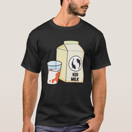 コイミルクコイ魚 Tシャツ (正面)