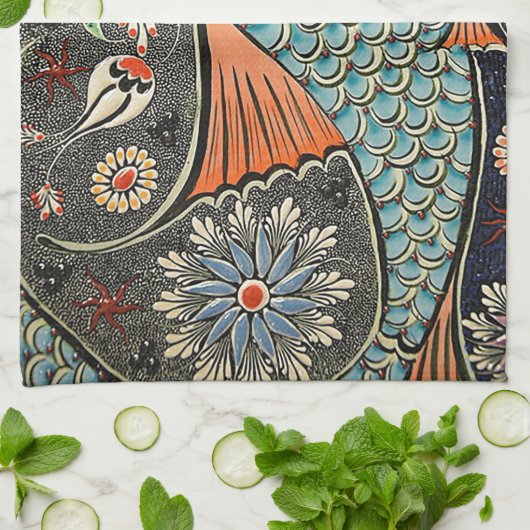 コイモザイク キッチンタオル (折り畳み)