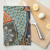 コイモザイク キッチンタオル (四つ折り)