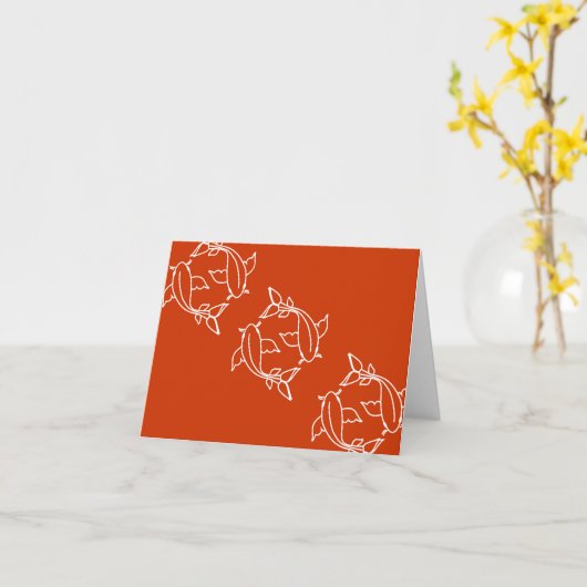 コイライン カード (黄色い花)