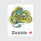 コイル中国のドラゴン シール (シート)