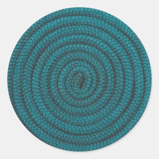 コイル付きブルーロープ ラウンドシール (正面)