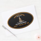 コイル付きリグオイルフィールド 楕円形シール (封筒)