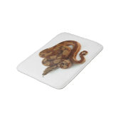 コイル状イエローベリーボールパイソン バスマット (アングル)