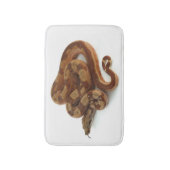 コイル状イエローベリーボールパイソン バスマット (正面縦)