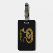 コイル状カッパーヘッドスネークサンダー_コーブ ラゲッジタグ (裏面縦)