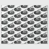 コイル状ラトルズナケサンダー_コーブ ラッピングペーパー (フラット)