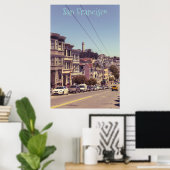 コイロシアのットタワー付き丘 ポスター (ホームオフィス)