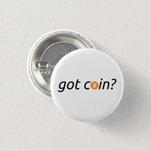 「コインある?」Bitcoin BTC | ボタン 缶バッジ (正面&裏面)