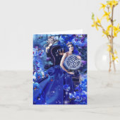 コインのクイーン カード (黄色い花)