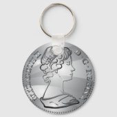 コインのクイーン キーホルダー (裏面)