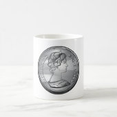 コインのクイーン コーヒーマグカップ (中央)