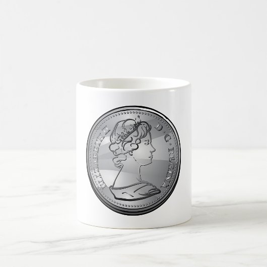 コインのクイーン コーヒーマグカップ