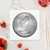 コインのクイーン スタンダードランチョンナプキン (インサイチュ)