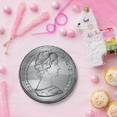 コインのクイーン ペーパープレート (パーティー)