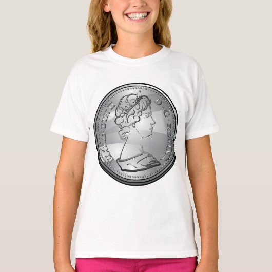 コインのクイーン Tシャツ (正面)