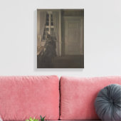 コインのコレクター， 1904 キャンバスプリント (インサイチュ (リビング))