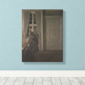 コインのコレクター， 1904 キャンバスプリント (インサイチュ (ウッドフロア))