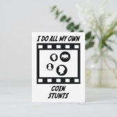 コインのスタント ポストカード (スタンド正面)